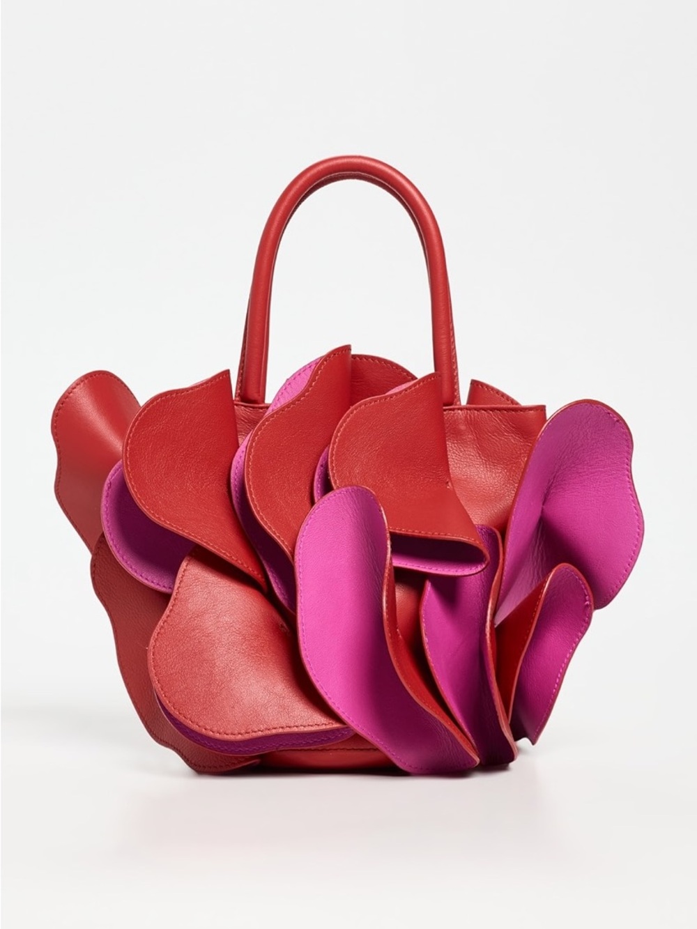 Farm Rio Leather Flower Bag